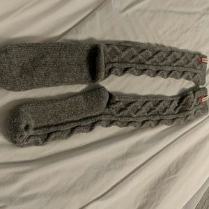 Hunter Cable Knit Boot Socks